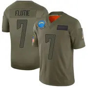 Camo Youth Doug Flutie Los Angeles Chargers Limited 2019 Salute to Service Jersey