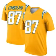 Gold Men's Jeff Cumberland Los Angeles Chargers Legend Inverted Jersey